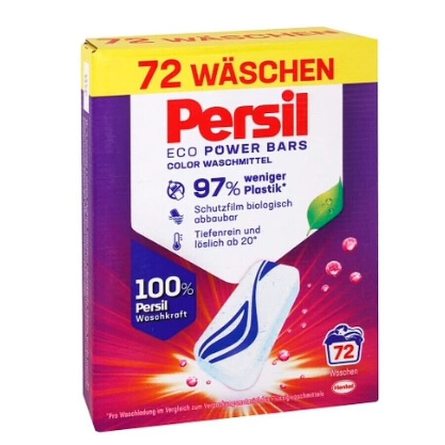 Persil Power Bars Color Capsules de lavage, 2.124 kg