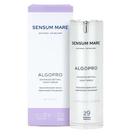 Sensum Mare Algopro, sérum concentré régénérant et correcteur au rétinal 0,08%, 30 ml