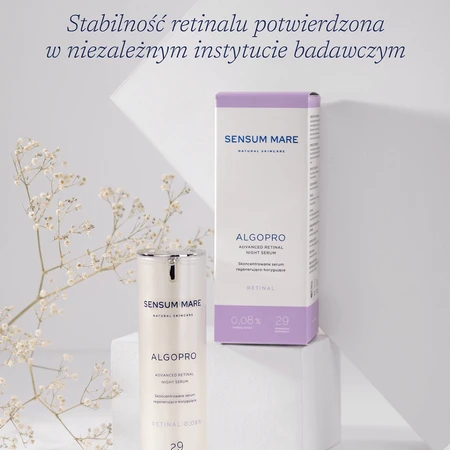 Sensum Mare Algopro, sérum concentré régénérant et correcteur au rétinal 0,08%, 30 ml