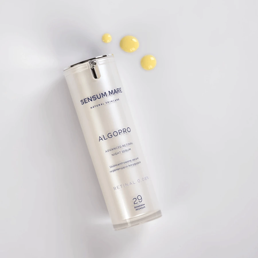 Sensum Mare Algopro, sérum concentré régénérant et correcteur au rétinal 0,08%, 30 ml