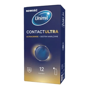 Unimil Contact Ultra, extra vochtige condooms, ultradun, 12 stuks