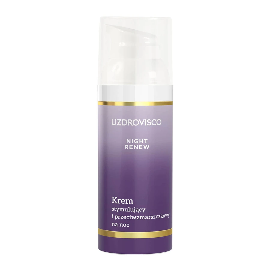 Uzdrovisco Night Renew, crema de noche estimulante y antiarrugas, 50 ml