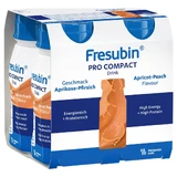 Fresubin Pro Compact Drink, voedingspreparaat, abrikoos-perzik smaak, 4 x 125 ml