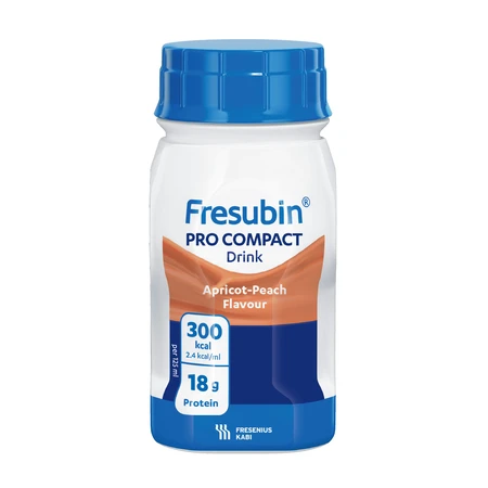 Fresubin Pro Compact Drink, nutritional formula, apricot-peach flavor, 4 x 125 ml