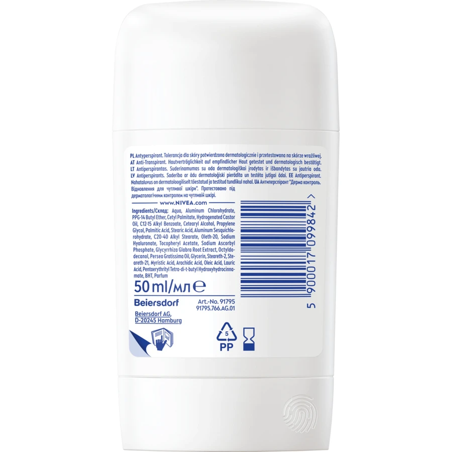 Nivea Derma Control Restore, antitranspirant, stick, 50 ml