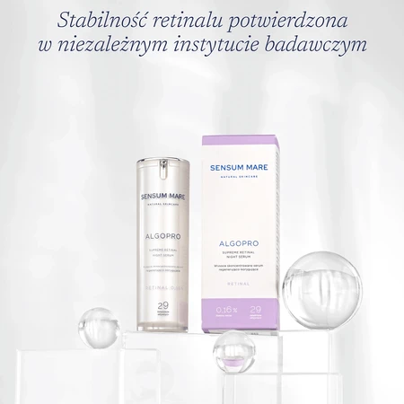 Sensum Mare Algopro, highly concentrated regenerating and corrective serum with retinal 0.16%, 30 ml