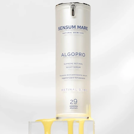 Sensum Mare Algopro, highly concentrated regenerating and corrective serum with retinal 0.16%, 30 ml