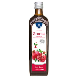 Oleofarm Jus de fruits du monde Grenade avec vitamine C d'origine naturelle, 490 ml