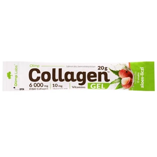 Olimp Gel de Colágeno, gel, sabor aloe-limón, 20 g