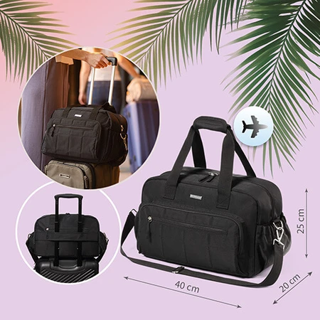 BabyOno, bolso de viaje para mamá, negro