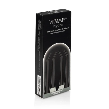 Vitammy Hydra, puntas de irrigador, negras, 4 piezas