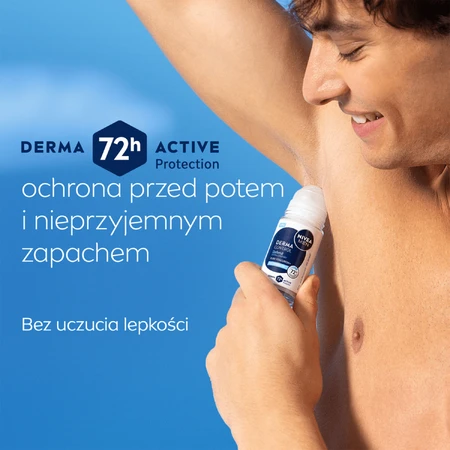 Nivea Men Derma Control Defend, antiperspirant, roll-on, 50 ml