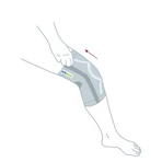 Actimove Everyday Supports, kniestabilisatiebrace, met ingebouwde knieschijf en 2 baleinen, beige, maat M