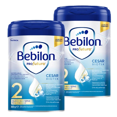 Bebilon Profutura CesarBiotik 2 kit, opvolgmelk, na 6 maanden, 2 x 800 g