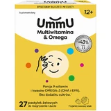 UmmU Multivitamine&Omega, voor kinderen vanaf 12 jaar, 27 kauwtabletten