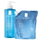 La Roche-Posay Lipikar set, zachte reinigingsgel voor gezicht en lichaam, gevoelige huid, 400 ml + reserve, 400 ml