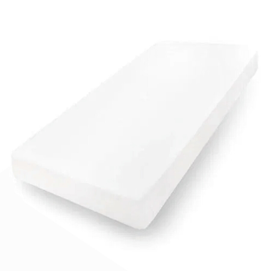 BabyMatex, jersey sheet with elastic, 70 cm x 140 cm, white