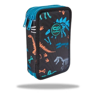 Jumper 2 fossiele potloodetui met 2 kamers en accessoires