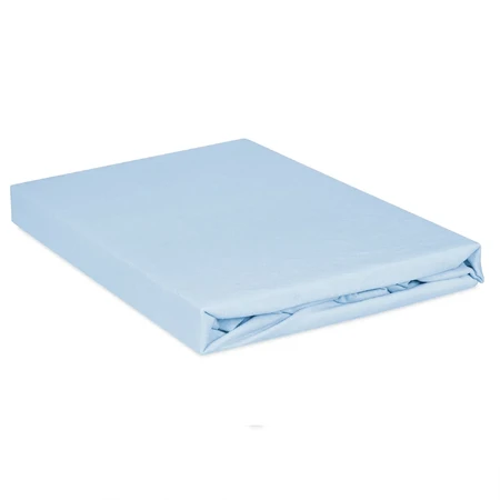 BabyMatex, Jersey-Laken mit Gummizug, 60 cm x 120 cm, blau