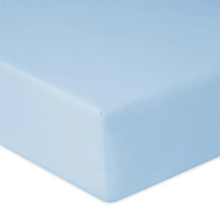 BabyMatex, Jersey-Laken mit Gummizug, 60 cm x 120 cm, blau