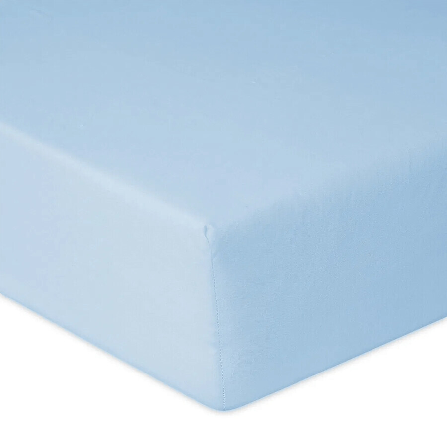 BabyMatex, cearșaf jersey cu elastic, 60 cm x 120 cm, albastru