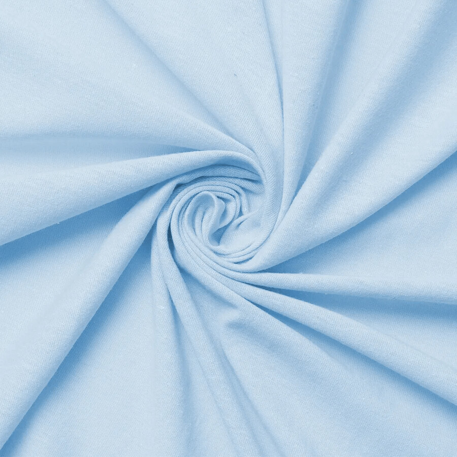 BabyMatex, cearșaf jersey cu elastic, 60 cm x 120 cm, albastru