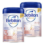 Set Bebilon Profutura DuoBiotik 3, voedzame melkvoeding, na 1 jaar, 2 x 800 g