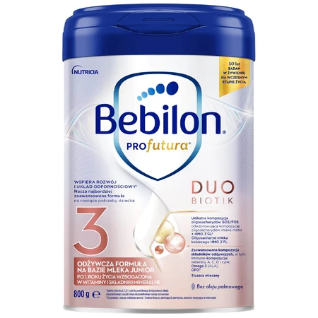 Set Bebilon Profutura DuoBiotik 3, lait maternisé nourrissant, après 1 an, 2 x 800 g