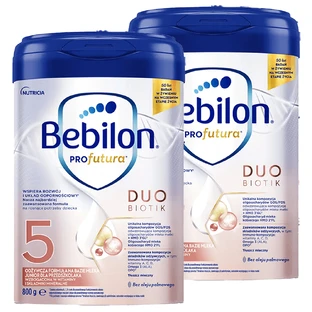 Set Bebilon Profutura DuoBiotik 5, nährstoffreiche Milchnahrung, für Vorschulkinder, 2 x 800 g