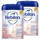 Set Bebilon Profutura DuoBiotik 5, fórmula nutritiva a base de leche, para preescolar, 2 x 800 g
