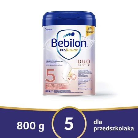 Set Bebilon Profutura DuoBiotik 5, nährstoffreiche Milchnahrung, für Vorschulkinder, 2 x 800 g
