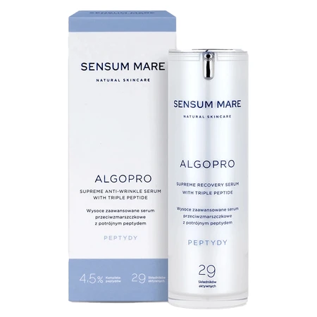 Sensum Mare Algopro, highly advanced anti-wrinkle serum with triple peptide, 30 ml