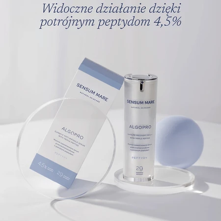 Sensum Mare Algopro, highly advanced anti-wrinkle serum with triple peptide, 30 ml