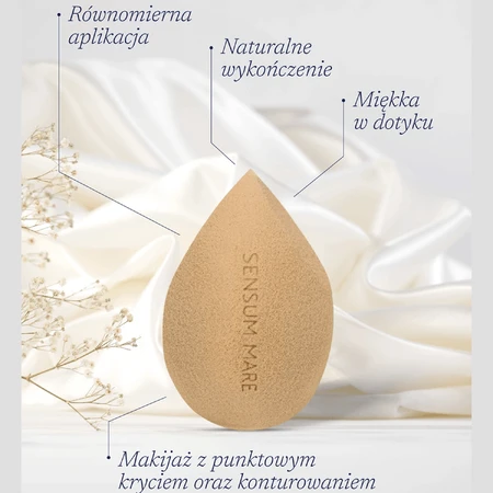 Sensum Mare Algotone, éponge à maquillage extra douce, 1 pièce