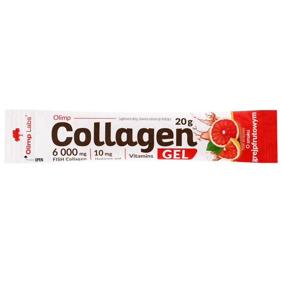 Olimp Collagen Gel, gel, sabor pomelo, 20 g