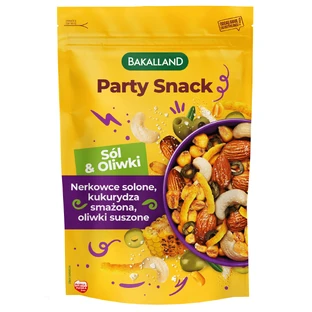 Bakalland Party Snack, sal y aceitunas, 170 g