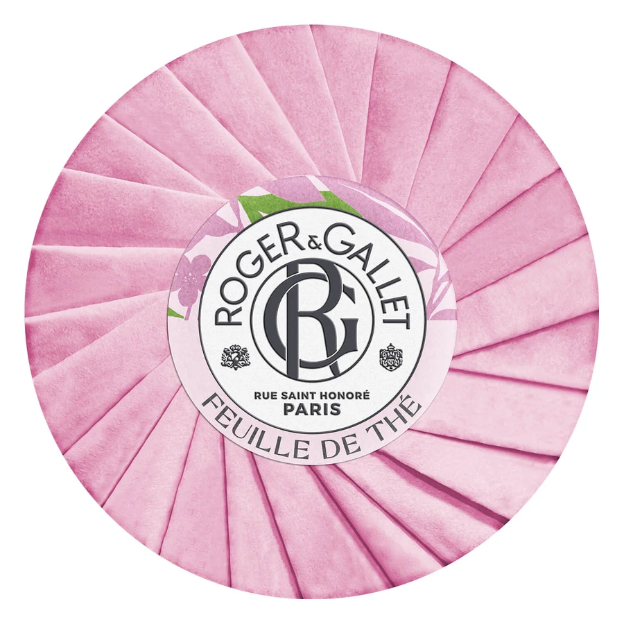 Roger & Gallet Feuille de The, săpun în baton, 100 g + săpunieră gratuită