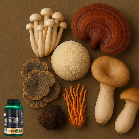 Lanco Nutritions Premium-Pilz-Komplex, 60 Kapseln