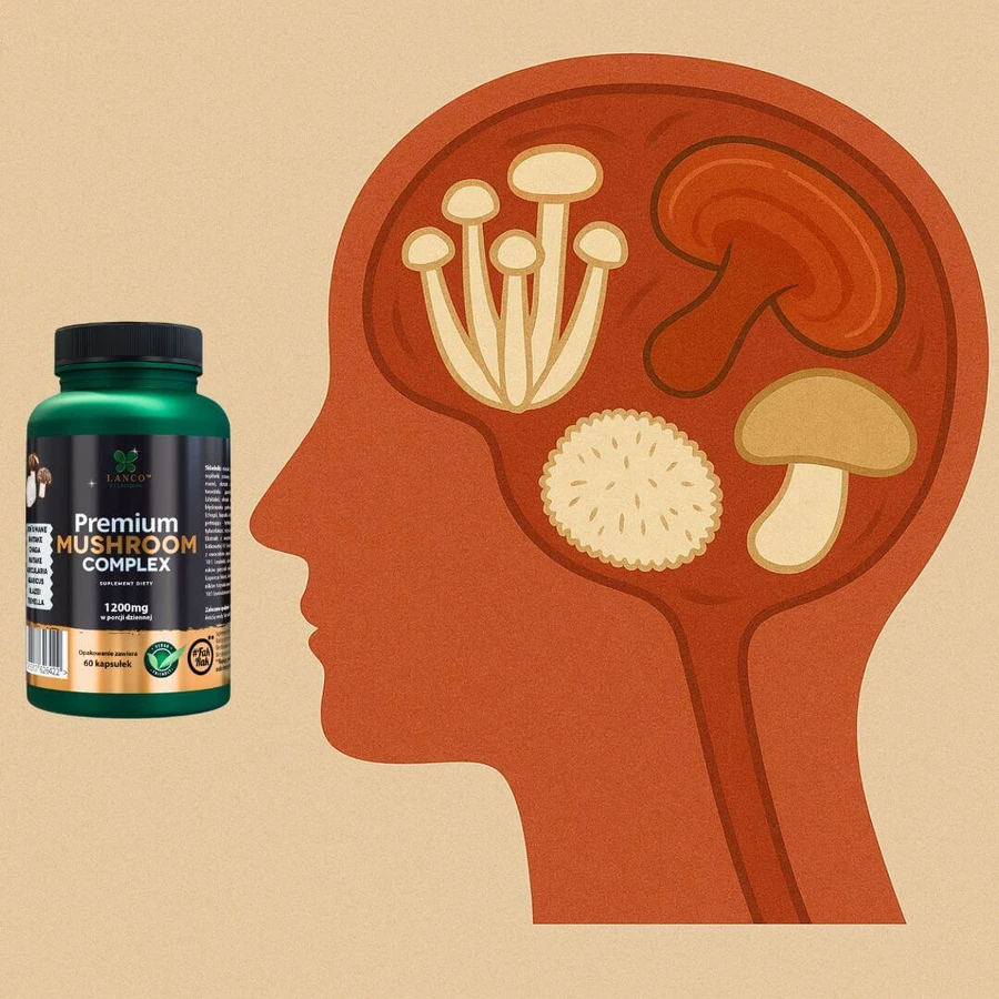 Lanco Nutritions Premium-Pilz-Komplex, 60 Kapseln