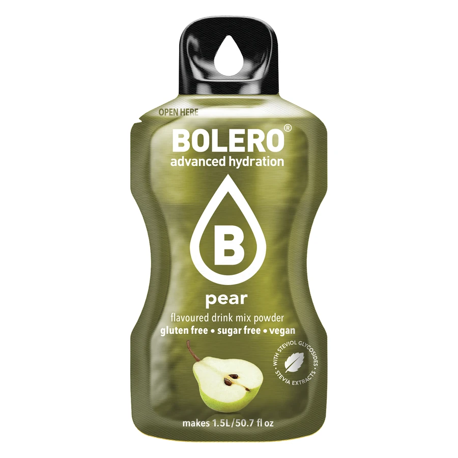 Bolero Pear, powdered drink, 9 g