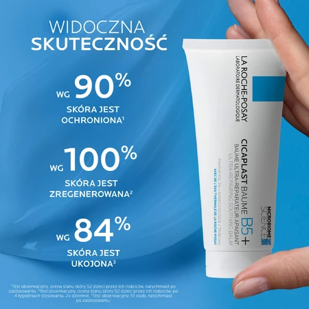 La Roche-Posay Kit Cicaplast Baume B5+, lotion apaisante et régénérante, 2 x 100 ml