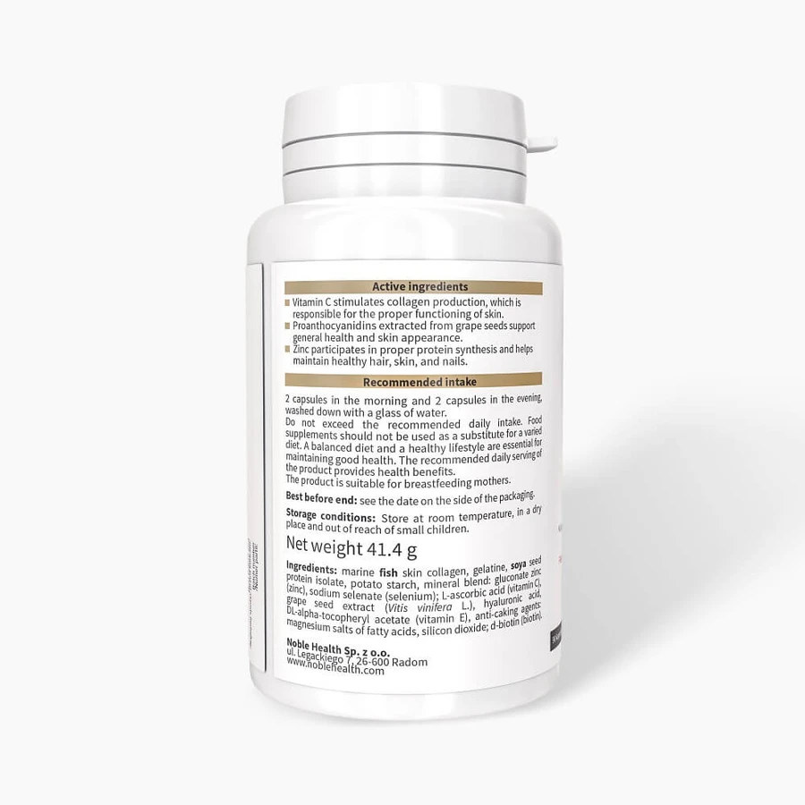 Noble Health klasse A collageen, 90 capsules