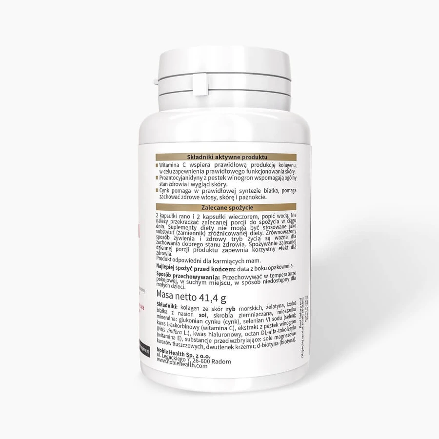 Noble Health klasse A collageen, 90 capsules