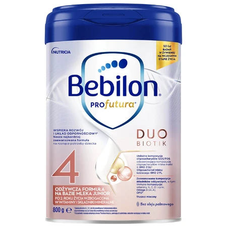 Set Bebilon Profutura Duo Biotik 4, fórmula nutritiva a base de leche, a partir de 2 años, 2 x 800 g