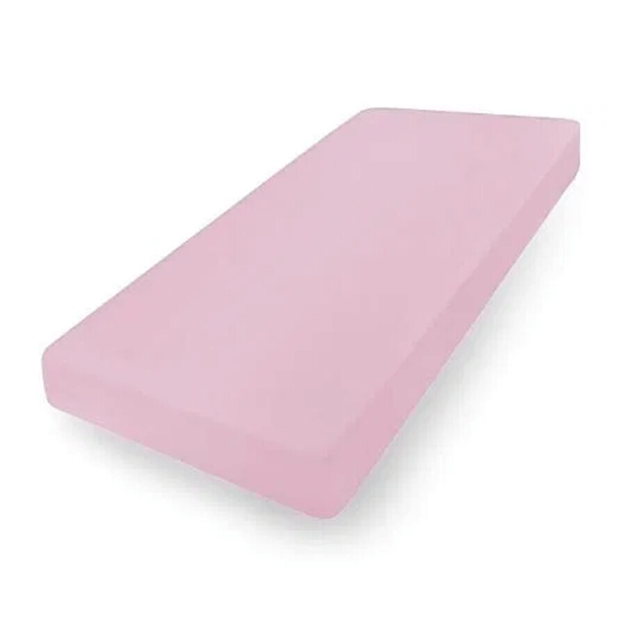 BabyMatex, Jersey-Laken mit Gummizug, 70 cm x 140 cm, rosa