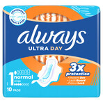 Always Ultra Day, sanitary napkins with wings, Normal, 10 pieces