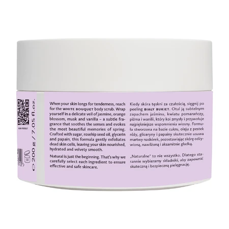 Hagi White Bouquet, suiker lichaamsscrub, 200 g