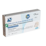Deepblue, 5-in-1 antigen combo kit, SARS-CoV-2 & Influenza A/B & RSV & ADV, diagnostic test for 5 viruses, 1 piece