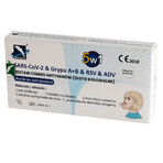 Deepblue, 5-in-1 antigen combo kit, SARS-CoV-2 & Influenza A/B & RSV & ADV, diagnostic test for 5 viruses, 1 piece Deepblue, 5-in-1 antigen combo kit, SARS-CoV-2 & Influenza A/B & RSV & ADV, diagnostic test for 5 viruses, 1 piece