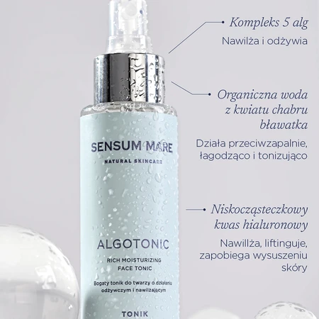 Sensum Mare Algopure, rich facial tonic, 100 ml